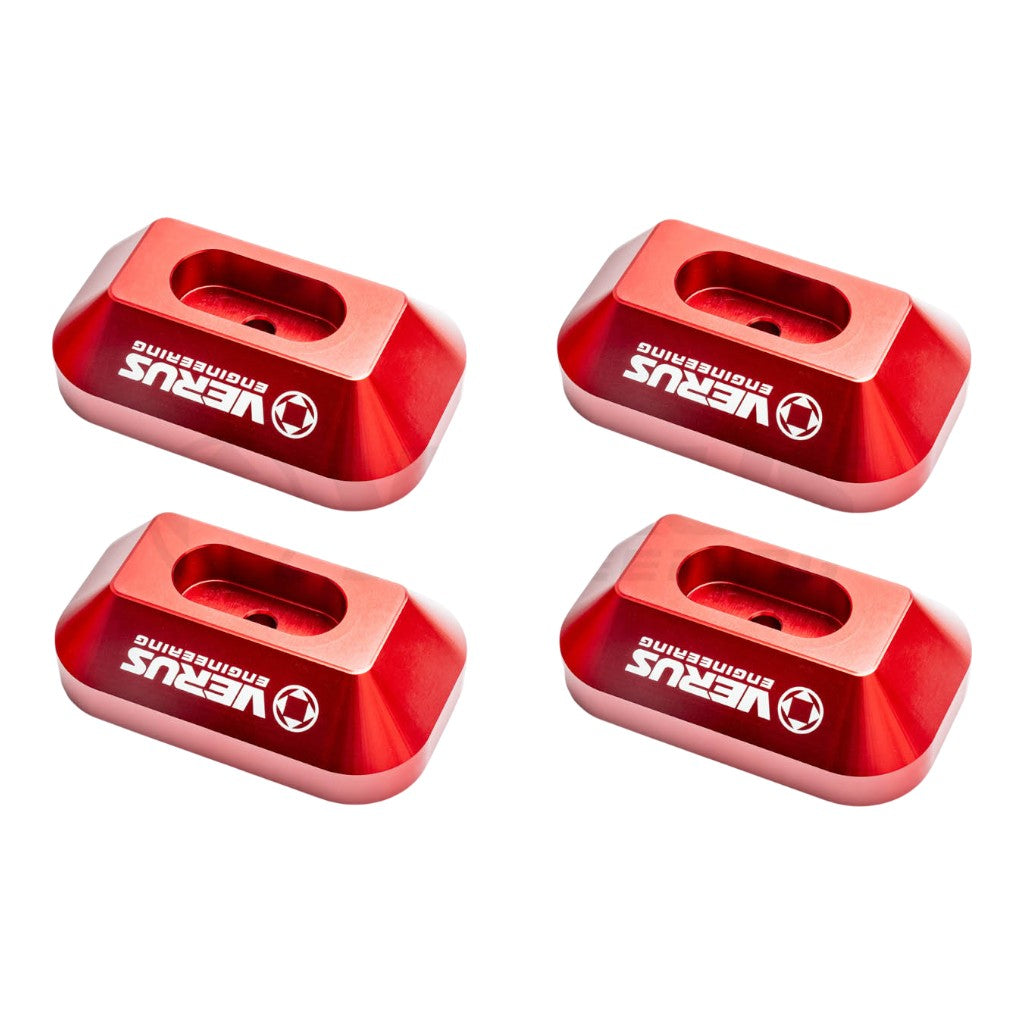 VERUS ENGINEERING A0623A-RED Replacement Jack Puck Kit, Red for BMW M2 (G87) / BMW M3 (G80) / BMW M4 (G82 / G83) / BMW 4 428i (F36) Photo-0