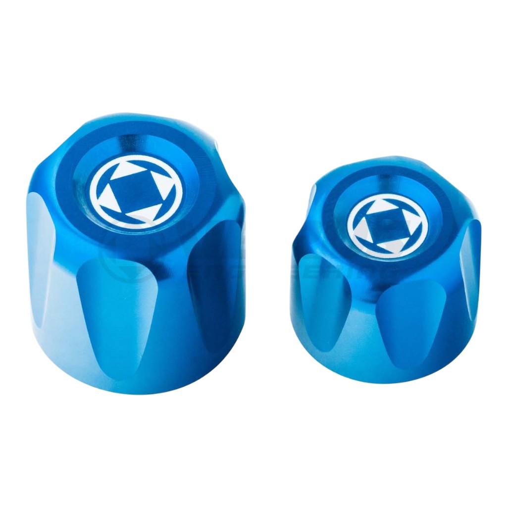 VERUS ENGINEERING A0635A-BLU A/C Line Cap Kit, Blue for BMW M2 (G87) / BMW M3 (G80) / BMW M4 (G82 / G83) Photo-0