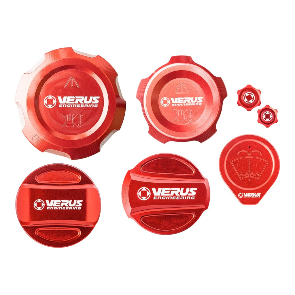 VERUS ENGINEERING A0645A-RED Full Car Cap Kit, Red for BMW M2 (G87) / BMW M3 (G80) / BMW M4 (G82 / G83) Photo-0