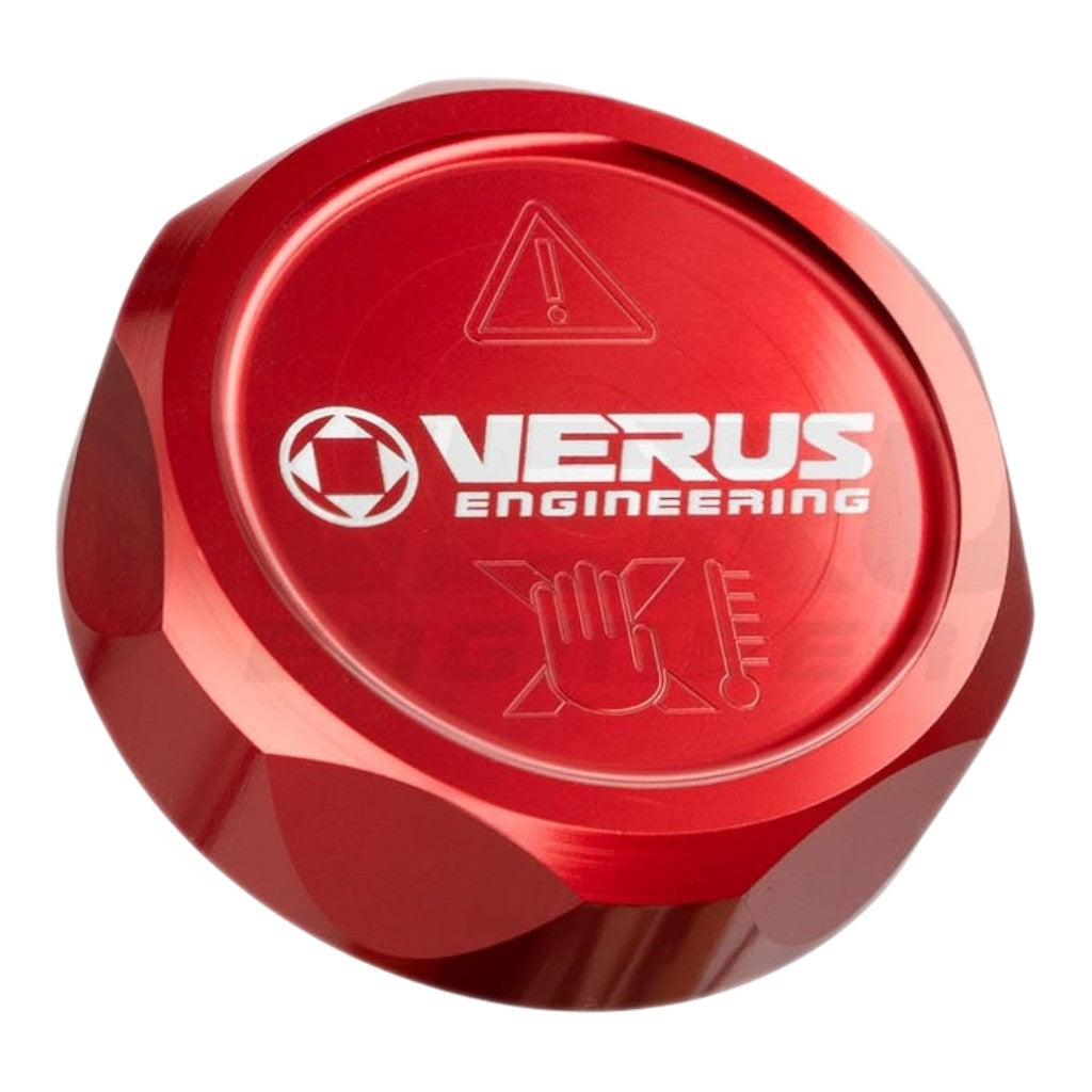 VERUS ENGINEERING A0647A-RED Coolant Cap, Red for TOYOTA GR Corolla Photo-0
