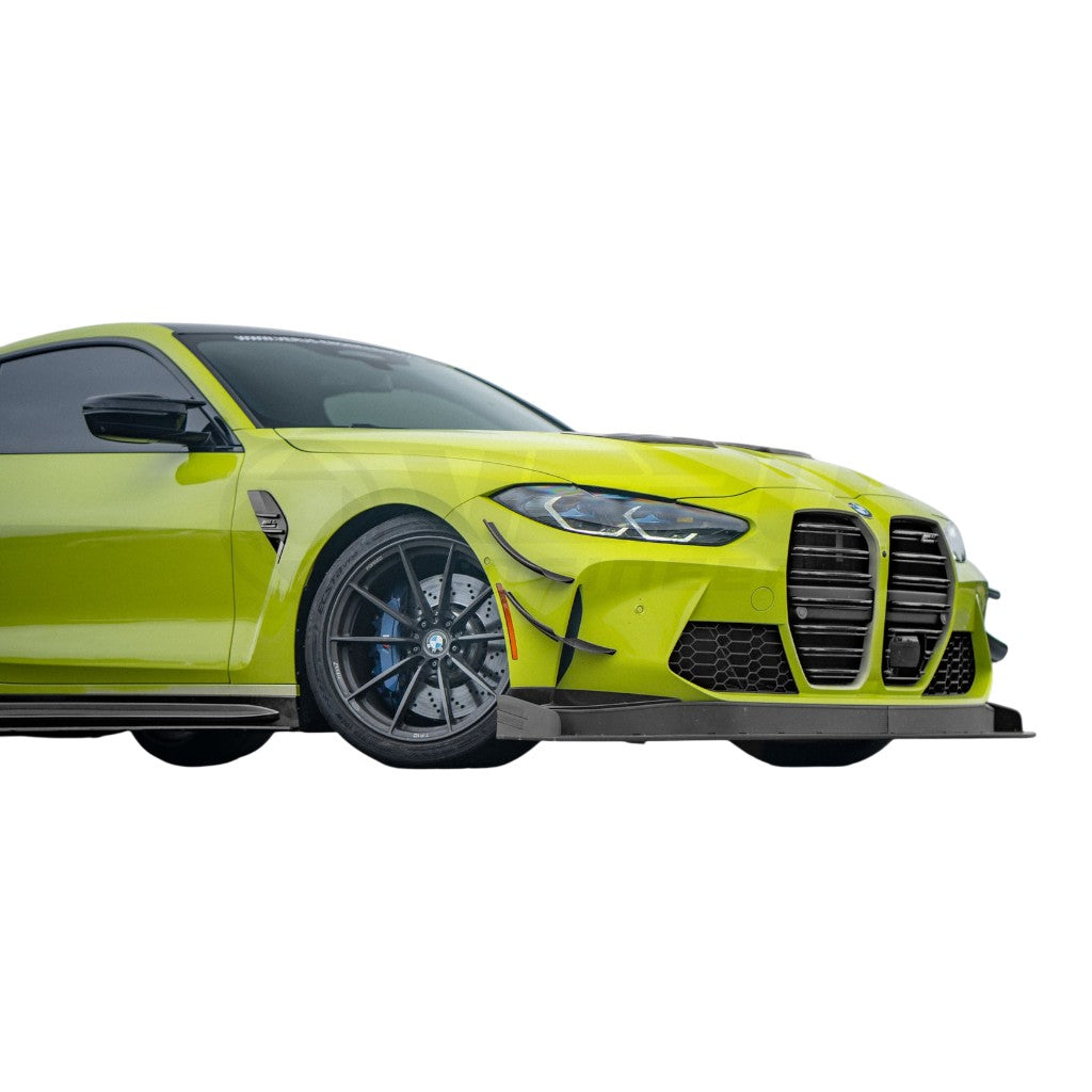 VERUS ENGINEERING A0658A Front Splitter Endplate Kit for BMW M3 (G80) / BMW M4 (G82) Photo-1