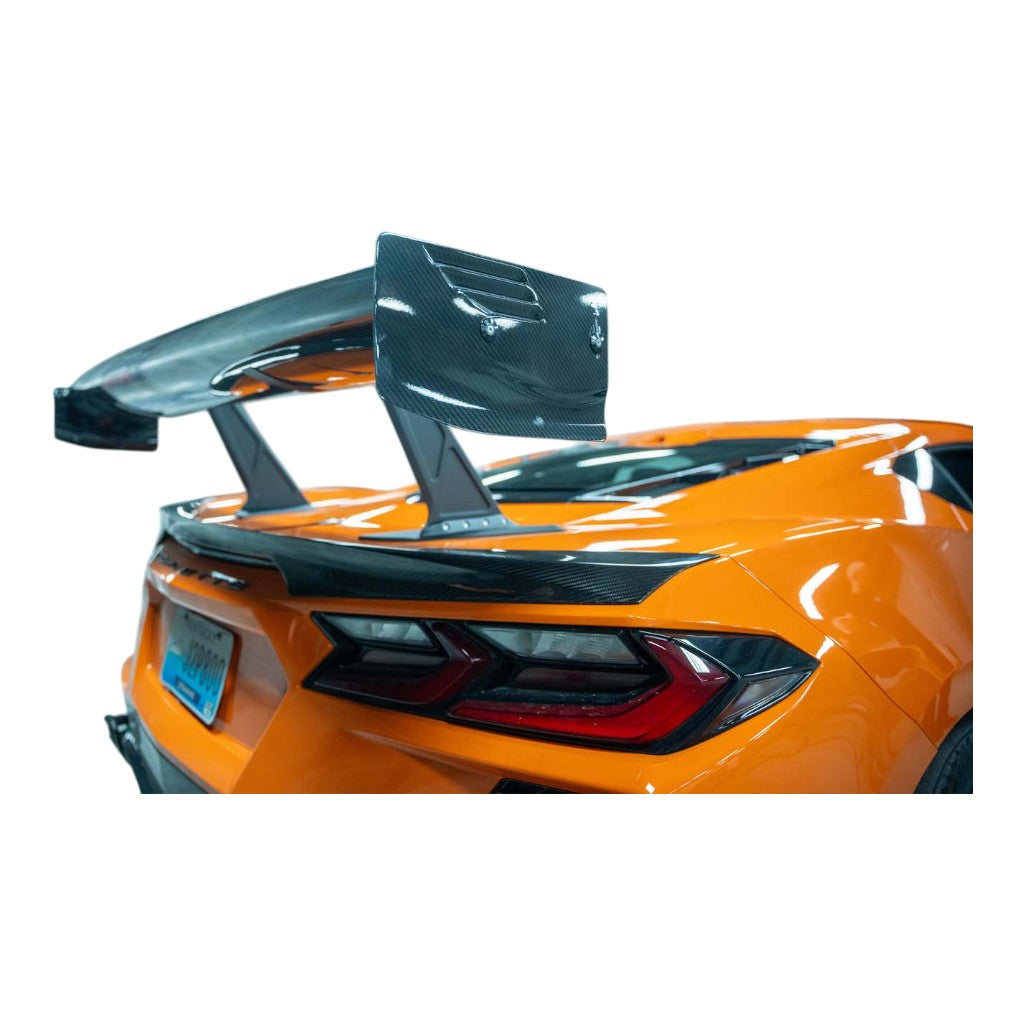 VERUS ENGINEERING A0666A Swan Neck Rear Wing Kit UCW for CHEVROLET Corvette (C8) Photo-1