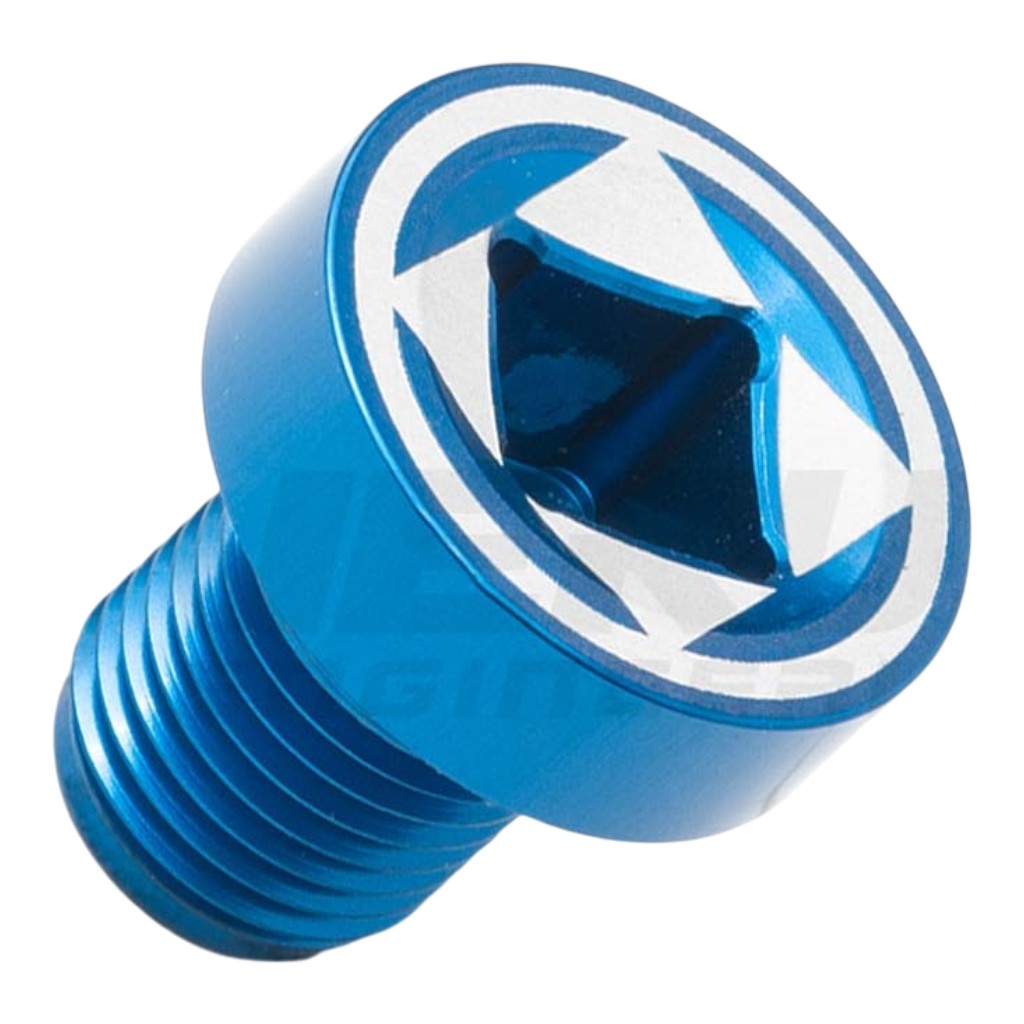 VERUS ENGINEERING A0669A-BLU Coolant Bleed Screw, Blue for TOYOTA Supra (Mk5) Photo-0