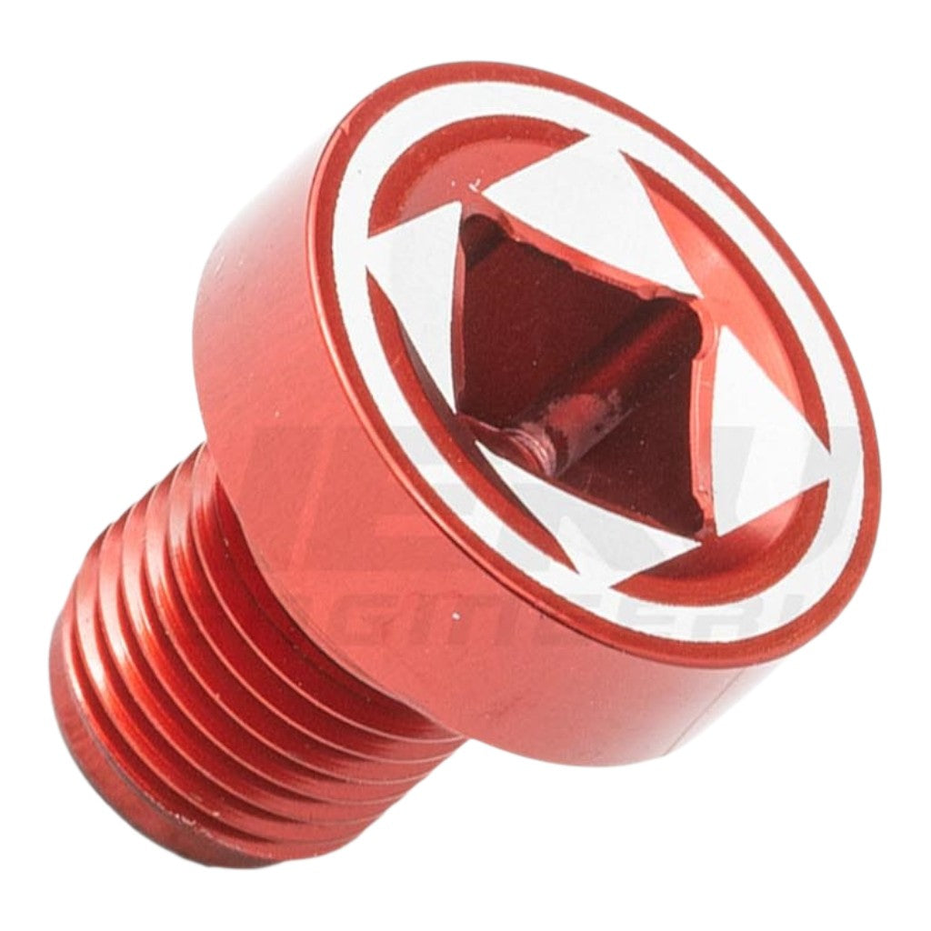 VERUS ENGINEERING A0669A-RED Coolant Bleed Screw, Red for TOYOTA Supra (Mk5) Photo-0
