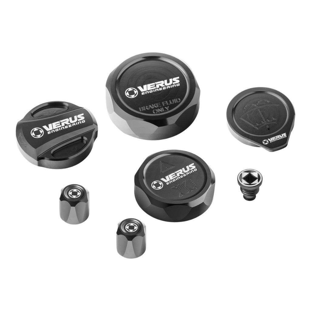 VERUS ENGINEERING A0687A-BLK-RLA Engine Bay Cap Kit RLA, Black for TOYOTA GR Corolla Photo-0