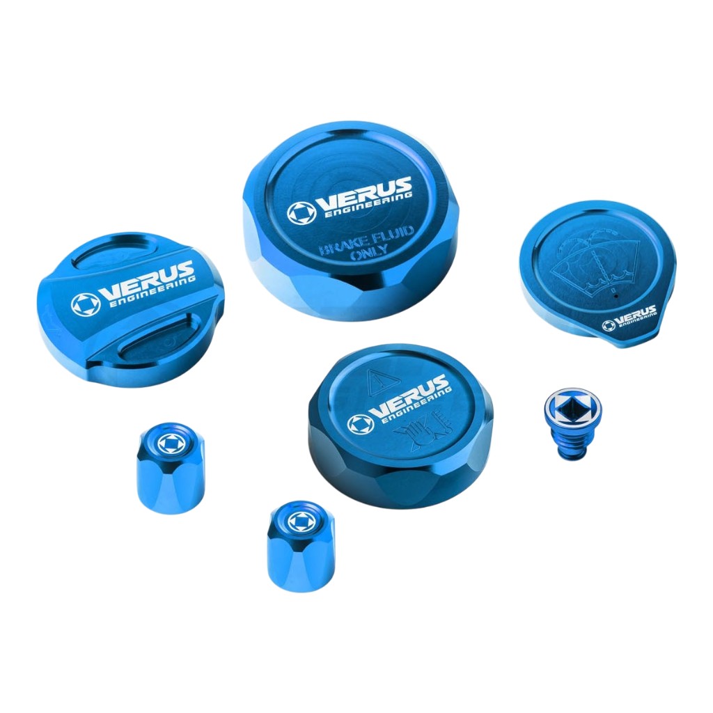 VERUS ENGINEERING A0687A-BLU-RLA Engine Bay Cap Kit RLA, Blue for TOYOTA GR Corolla Photo-0