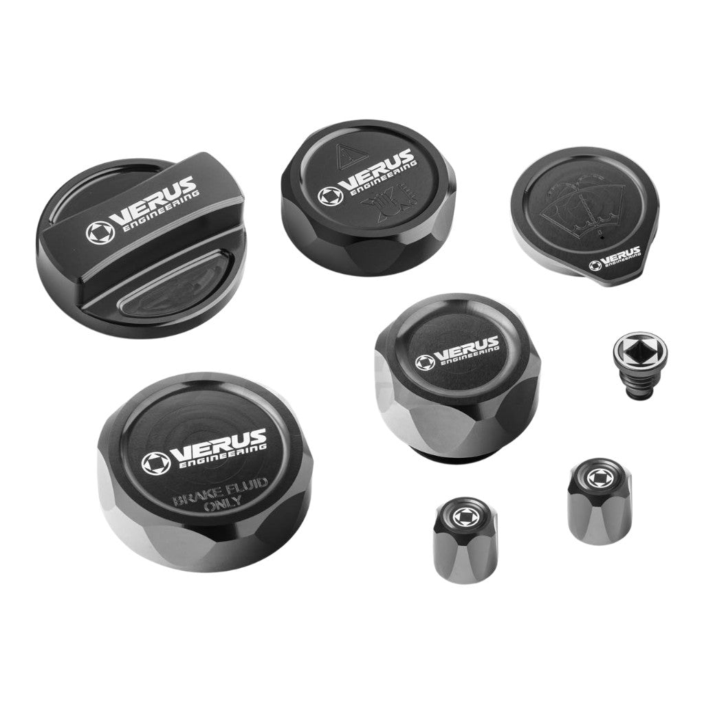 VERUS ENGINEERING A0688A-BLK-FHS Full Car Cap Kit FHS, Black for TOYOTA GR Corolla Photo-0