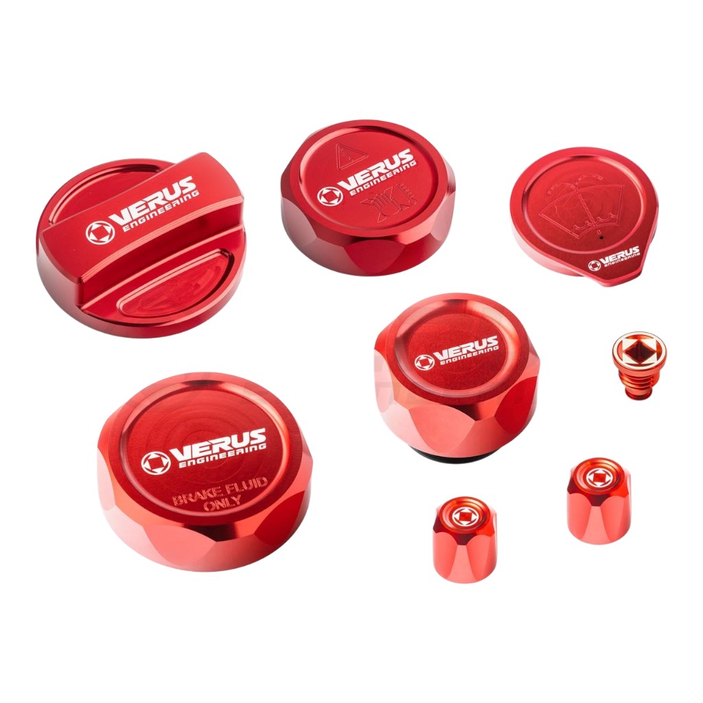 VERUS ENGINEERING A0688A-RED-FHS Full Car Cap Kit FHS, Red for TOYOTA GR Corolla Photo-0