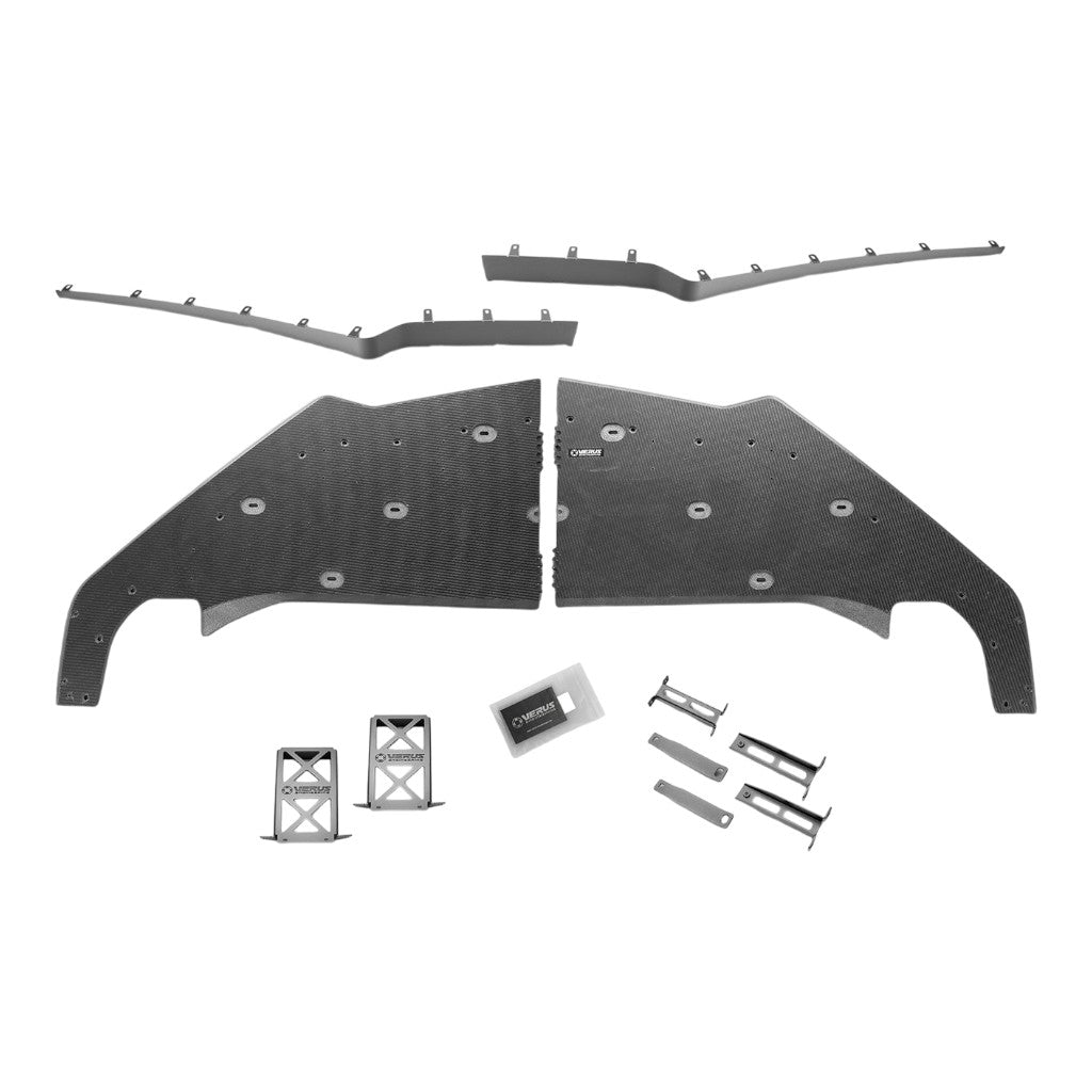 VERUS ENGINEERING A0698A Front Splitter Kit WF Spec (Sheet Metal) for CHEVROLET Corvette (C8) Photo-0