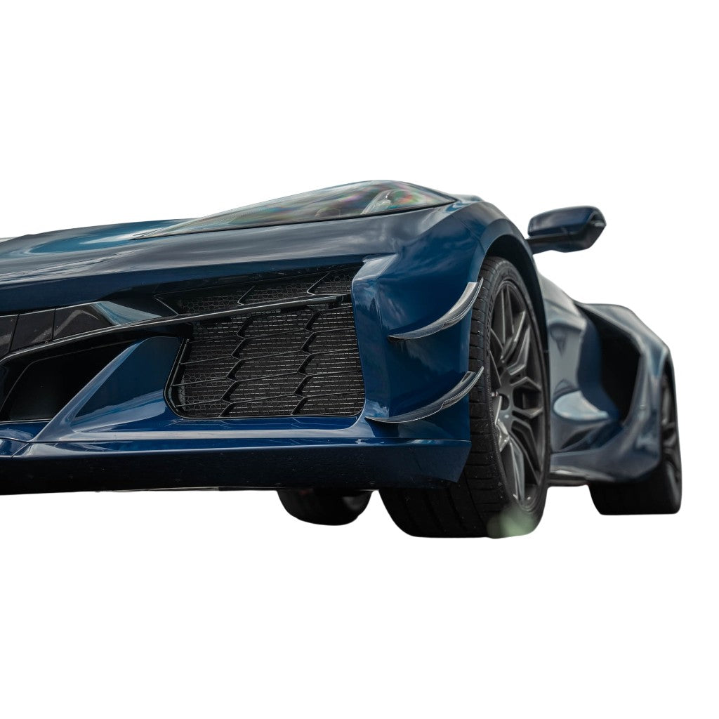 VERUS ENGINEERING A0752A Dual Element Dive Plane Kit (Canards) for CHEVROLET Corvette Z06 (C8) Photo-1