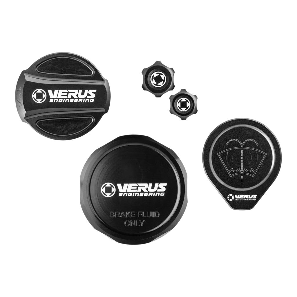 VERUS ENGINEERING A0765A-BLK-RLA Engine Bay Cap Kit RLA, Black for HONDA Civic Type R (FK8) Photo-0