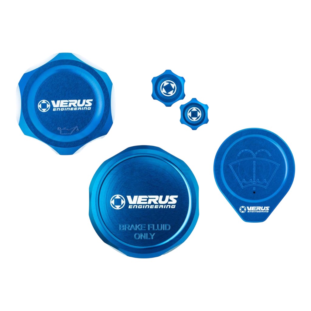 VERUS ENGINEERING A0765A-BLU-FHS Engine Bay Cap Kit FHS, Blue for HONDA Civic Type R (FK8) Photo-0