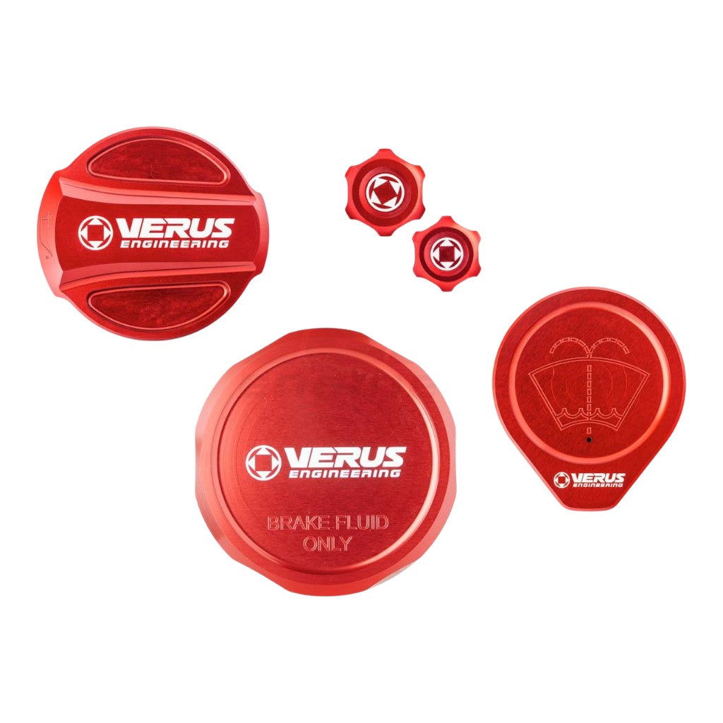 VERUS ENGINEERING A0765A-RED-RLA Engine Bay Cap Kit RLA, Red for HONDA Civic Type R (FK8) Photo-0