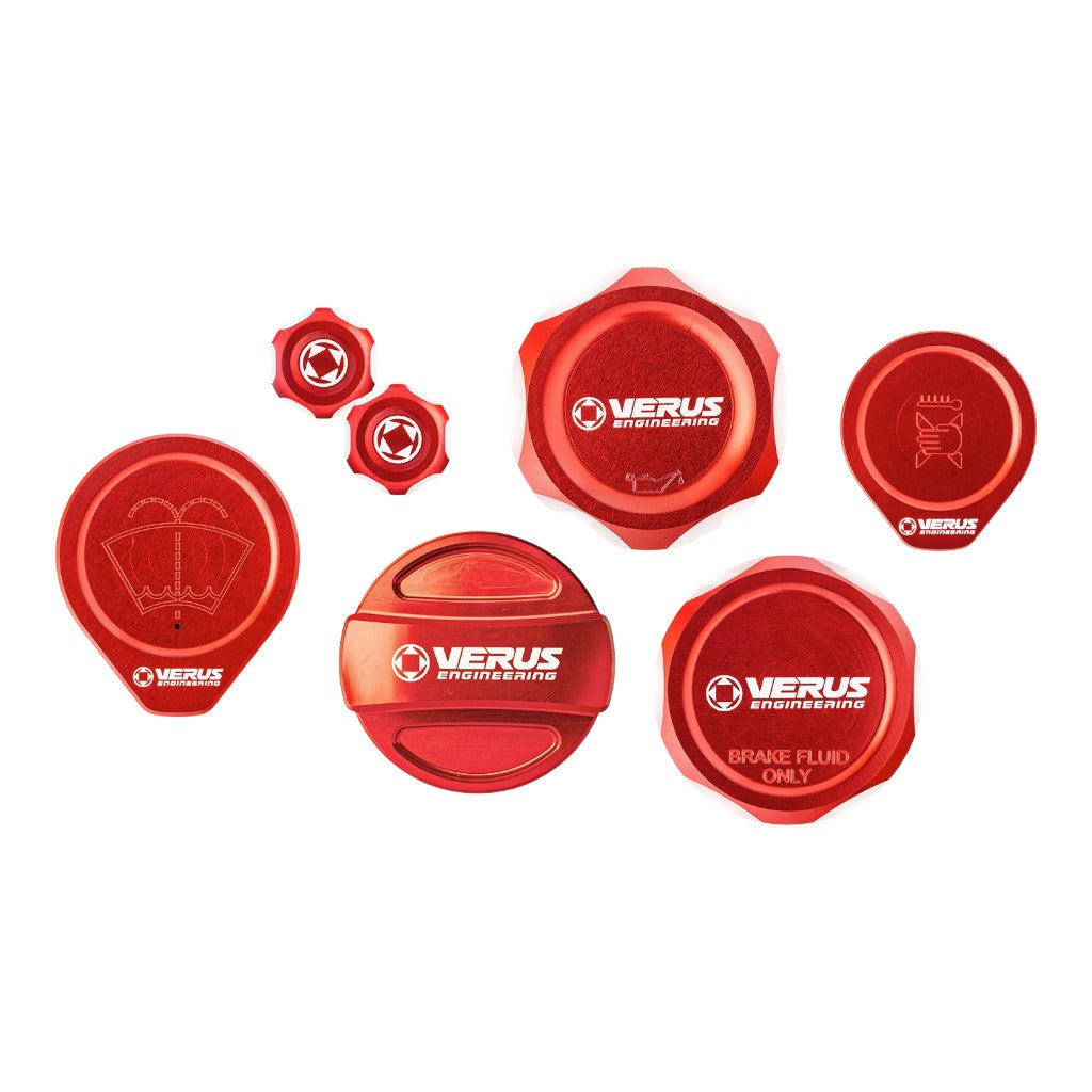 VERUS ENGINEERING A0768A-RED-FHS Full Car Cap Kit FHS, Red for SUBARU WRX (VB) Photo-0