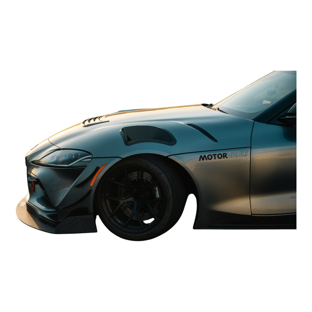 VERUS ENGINEERING A0797A Carbon Cooling Fender Vent Kit (Top Vents Only) for TOYOTA Supra (Mk5) Photo-1