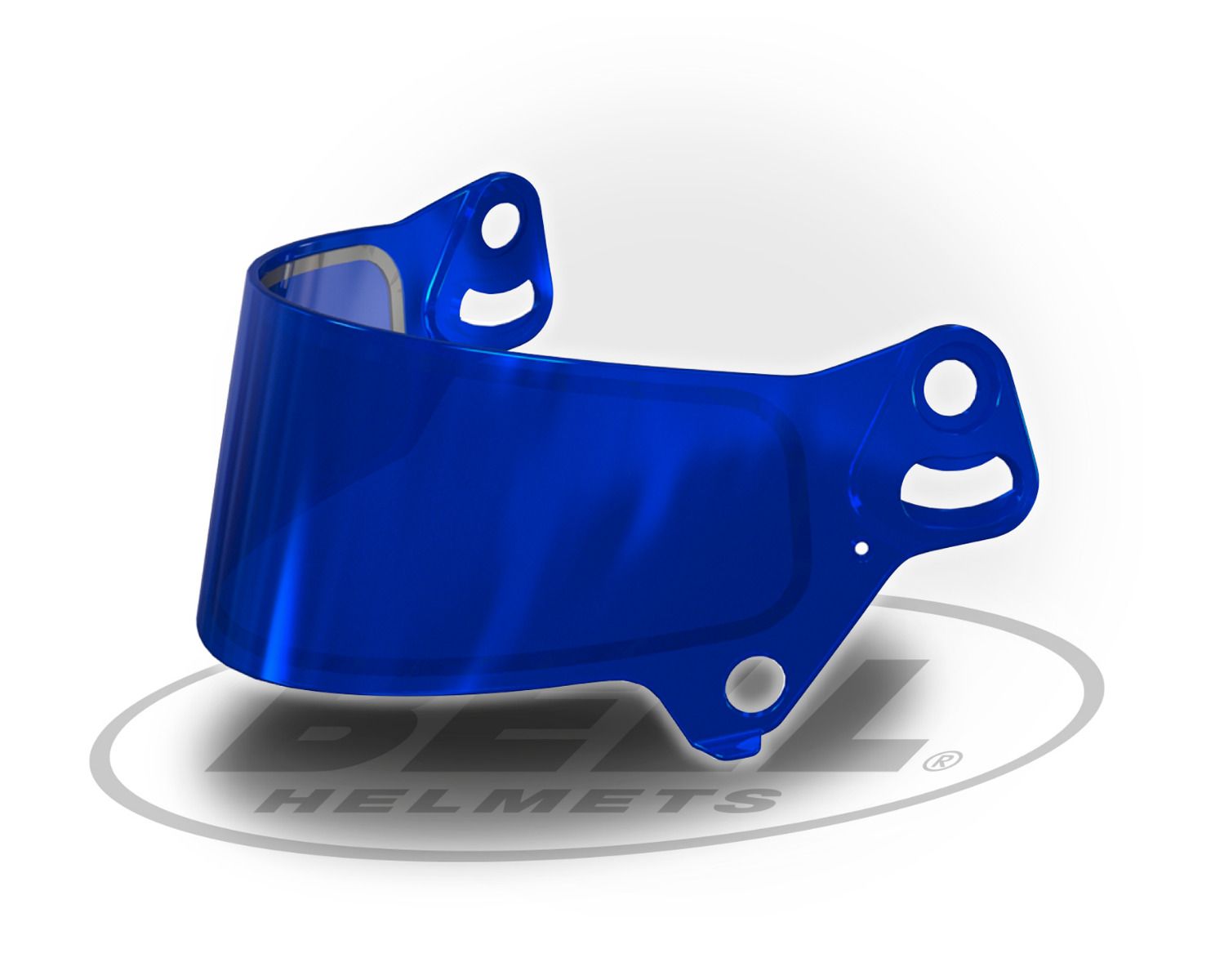 BELL 2010047 Visor SE07 DSAF for HP7/RS7 Carbon/RS7 Pro/RS7-K helmet, 3mm, Blue Mirror Photo-0