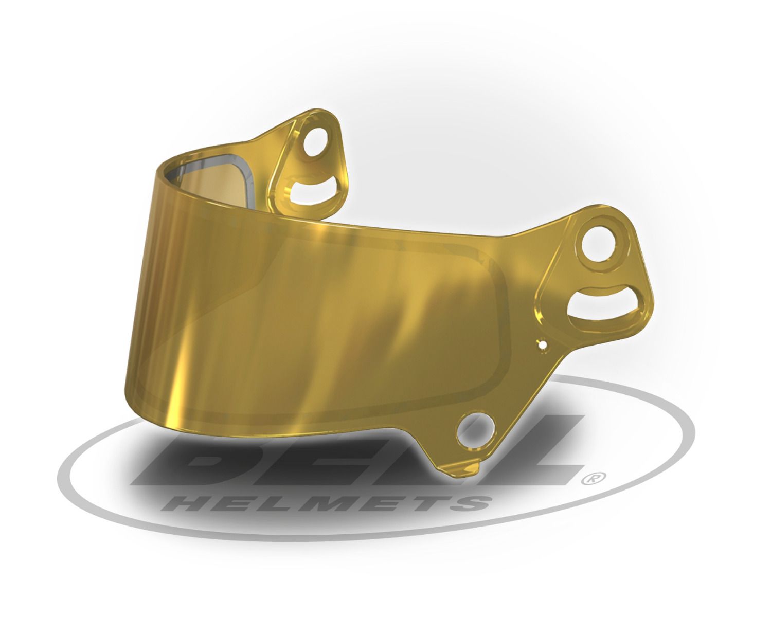 BELL 2010046 Visor SE07 DSAF for HP7/RS7 Carbon/RS7 Pro/RS7-K helmet, 3mm, Gold Mirror Photo-0