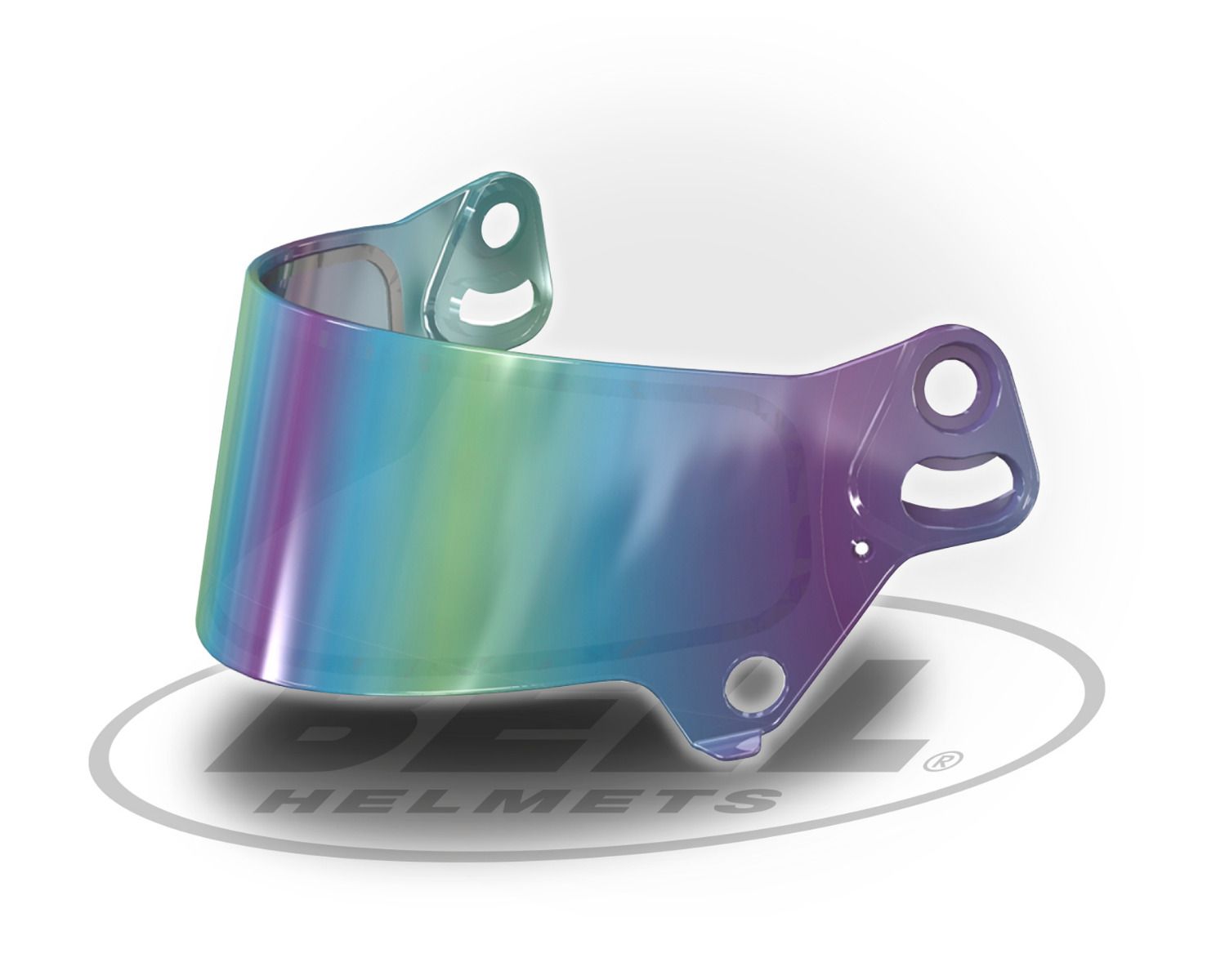 BELL 2010049 Visor SE07 DSAF for HP7/RS7 Carbon/RS7 Pro/RS7-K helmet, 3mm, Irridium Mirror Photo-0