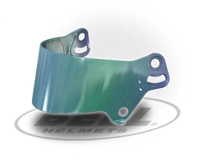 BELL 2010052 Visor SE07 DSAF for HP7/RS7 Carbon/RS7 Pro/RS7-K helmet, 3mm, smoke ML, Green Photo-0