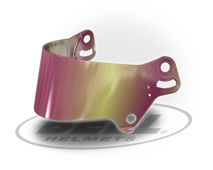 BELL 2010050 Visor SE07 DSAF for HP7/RS7 Carbon/RS7 Pro/RS7-K helmet, 3mm, smoke ML, Red Photo-0