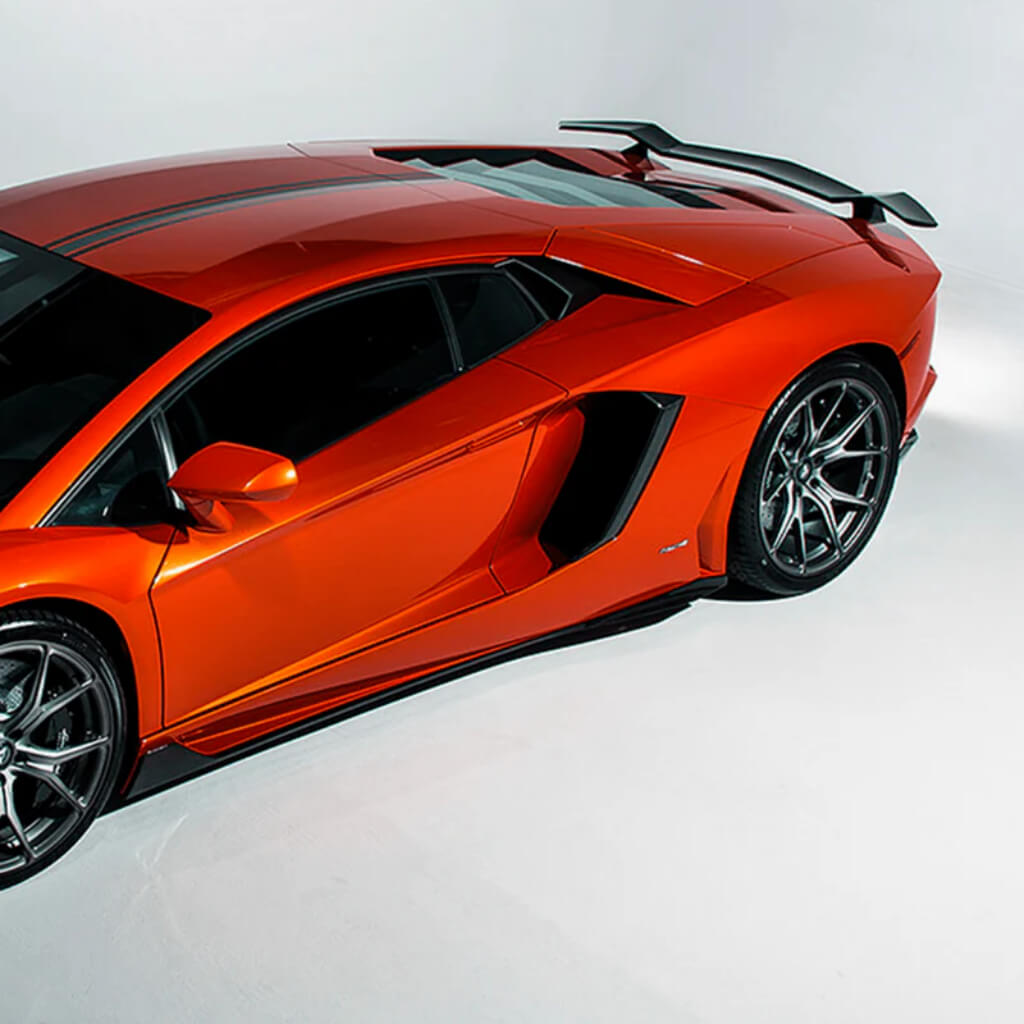 VORSTEINER 0703LOV Side Blades ZARAGOZA EDIZIONE (Gloss Carbon) for LAMBORGHINI Aventador LP700-4 2011-2017 Photo-1
