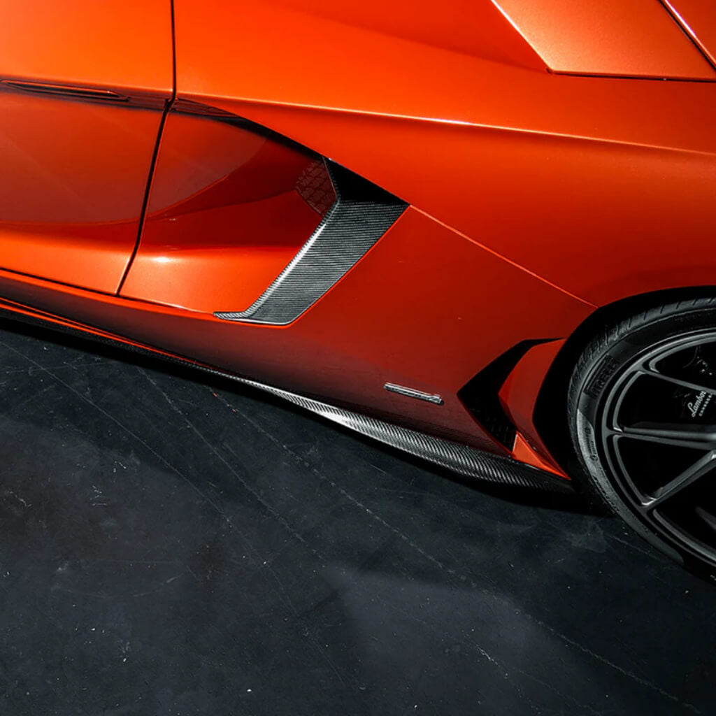 VORSTEINER 0703LOV Side Blades ZARAGOZA EDIZIONE (Gloss Carbon) for LAMBORGHINI Aventador LP700-4 2011-2017 Photo-3