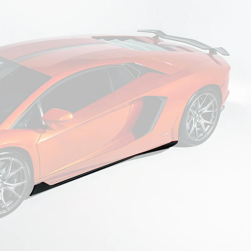VORSTEINER 0703LOV Side Blades ZARAGOZA EDIZIONE (Gloss Carbon) for LAMBORGHINI Aventador LP700-4 2011-2017 Photo-0