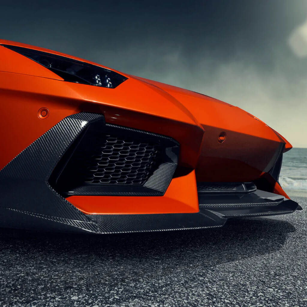 VORSTEINER 0716LOV Front Spoiler ZARAGOZA EDIZIONE (Gloss Carbon) for LAMBORGHINI Aventador LP700-4 2011-2017 Photo-2