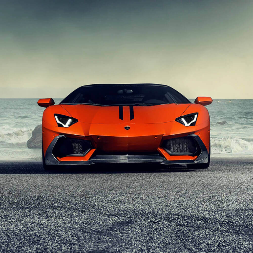 VORSTEINER 0716LOV Front Spoiler ZARAGOZA EDIZIONE (Gloss Carbon) for LAMBORGHINI Aventador LP700-4 2011-2017 Photo-3