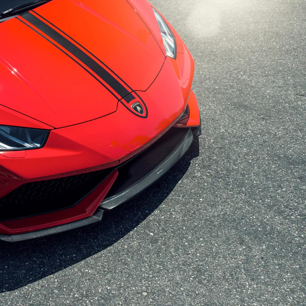 VORSTEINER 0900LOV Front Spoiler VERONA EDIZIONE (Gloss Carbon) for LAMBORGHINI Huracan LP610-4 2014-2019 Photo-2