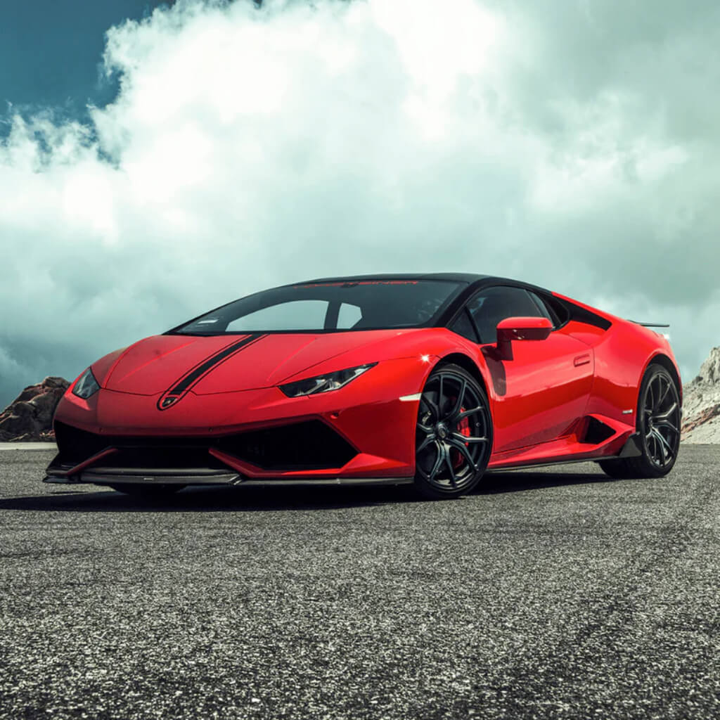 VORSTEINER 0900LOV Front Spoiler VERONA EDIZIONE (Gloss Carbon) for LAMBORGHINI Huracan LP610-4 2014-2019 Photo-3