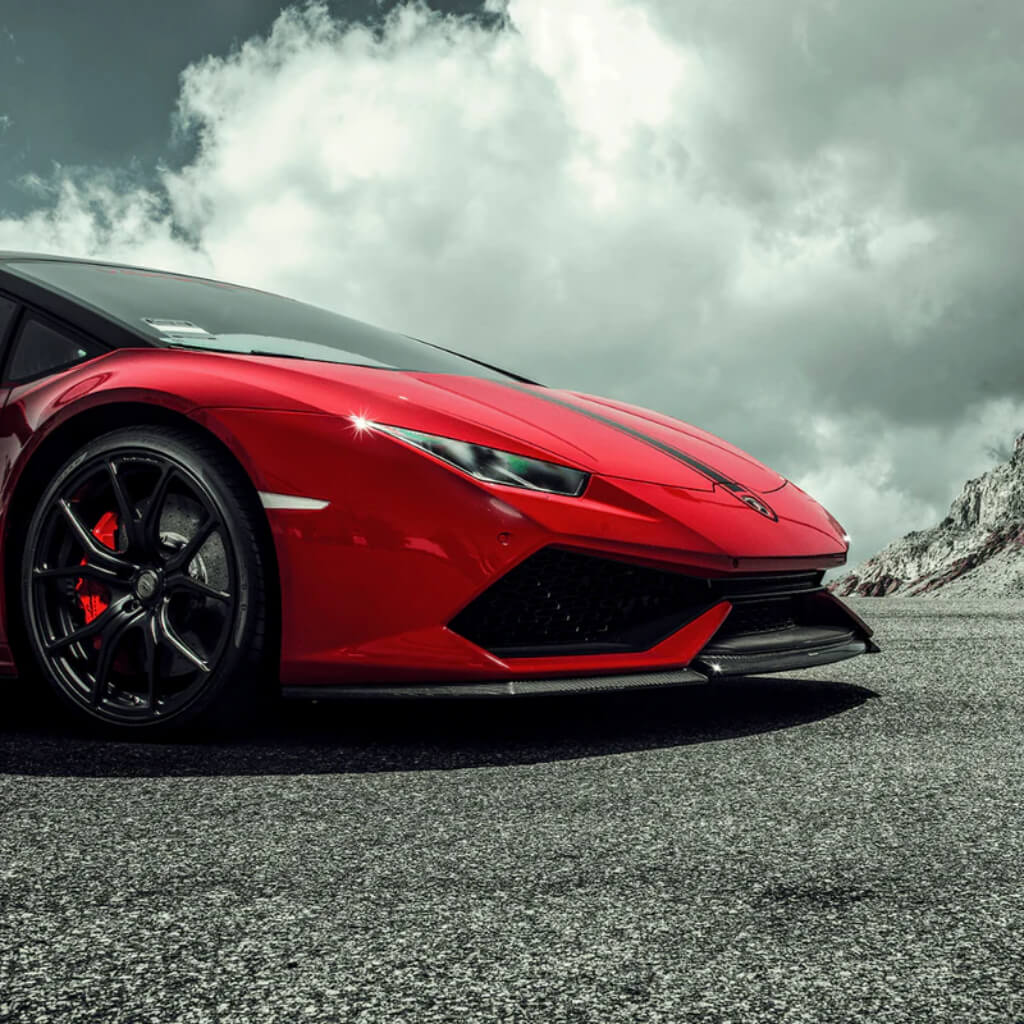 VORSTEINER 0900LOV Front Spoiler VERONA EDIZIONE (Gloss Carbon) for LAMBORGHINI Huracan LP610-4 2014-2019 Photo-4
