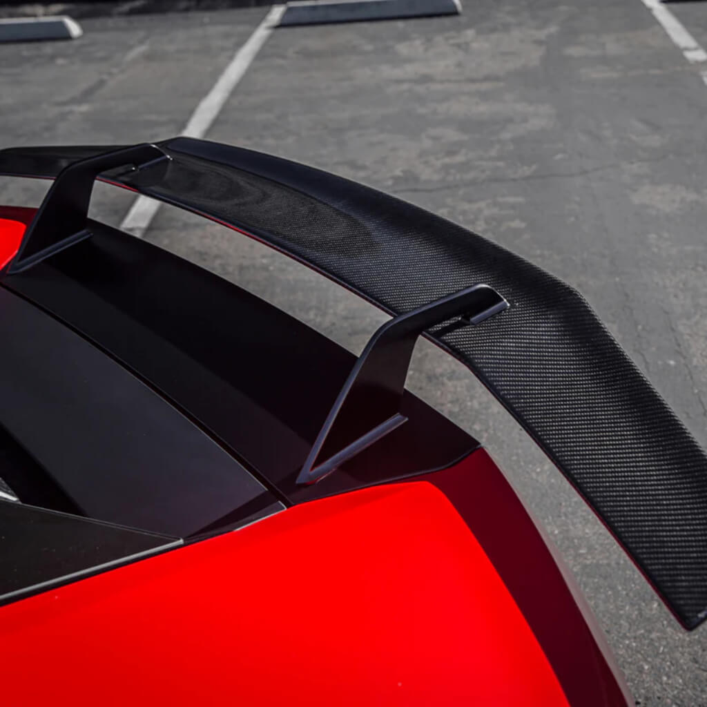 VORSTEINER 0902LOV Wing Blade with Aluminum Uprights VERONA EDIZIONE (Gloss Carbon) for LAMBORGHINI Huracan LP610-4 / LP580-2 Photo-3