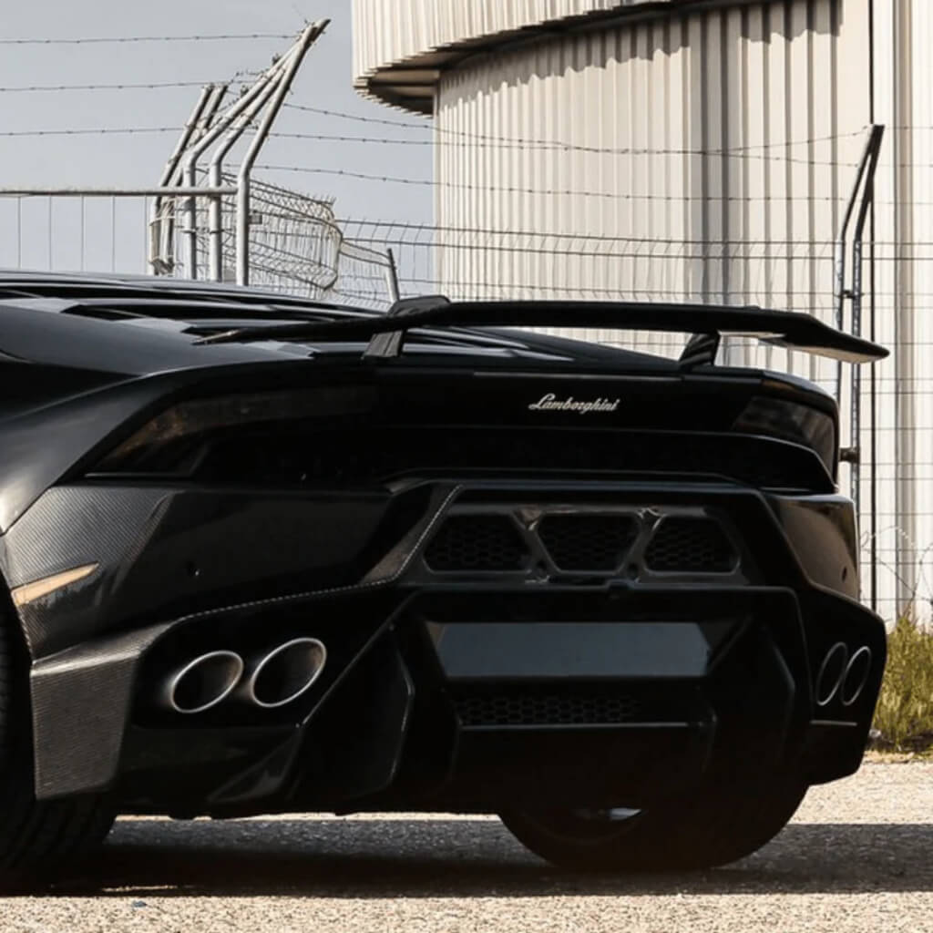 VORSTEINER 0902LOV Wing Blade with Aluminum Uprights VERONA EDIZIONE (Gloss Carbon) for LAMBORGHINI Huracan LP610-4 / LP580-2 Photo-9
