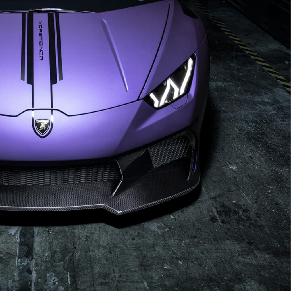 VORSTEINER 0910LOV Front Bumper with Front Spoiler NOVARA EDIZIONE (Gloss Carbon) for LAMBORGHINI Huracan LP610-4 / LP580-2 Photo-8