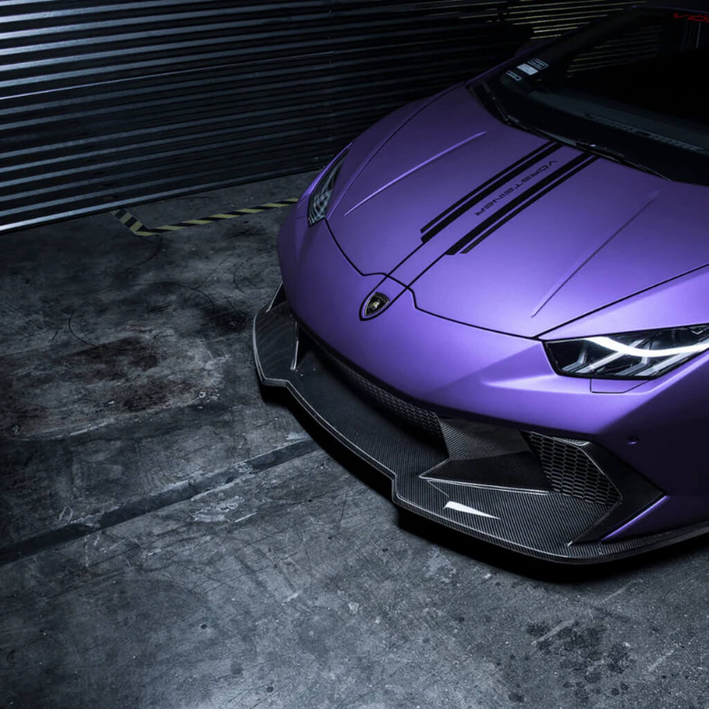 VORSTEINER 0910LOV Front Bumper with Front Spoiler NOVARA EDIZIONE (Gloss Carbon) for LAMBORGHINI Huracan LP610-4 / LP580-2 Photo-9