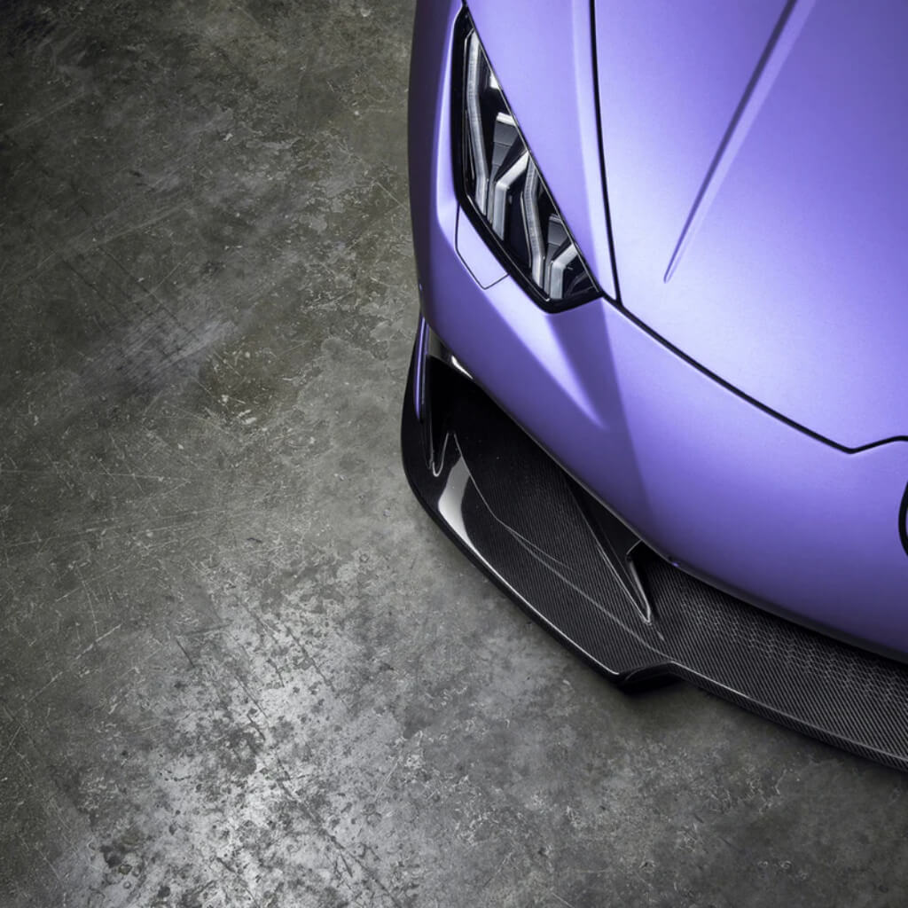 VORSTEINER 0910LOV Front Bumper with Front Spoiler NOVARA EDIZIONE (Gloss Carbon) for LAMBORGHINI Huracan LP610-4 / LP580-2 Photo-7