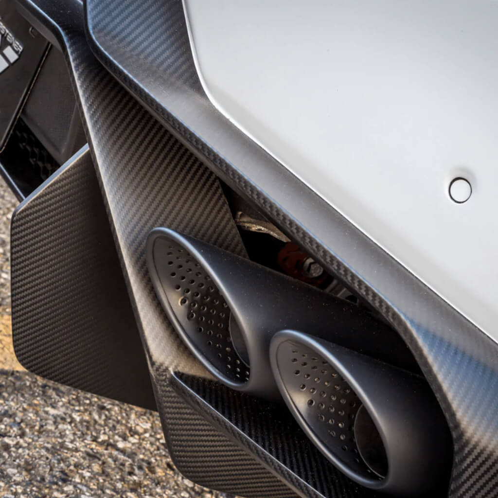 VORSTEINER 0920LOV Rear Bumper with Rear Diffuser NOVARA EDIZIONE (Gloss Carbon) for LAMBORGHINI Huracan LP610-4 / LP580-2 Photo-5
