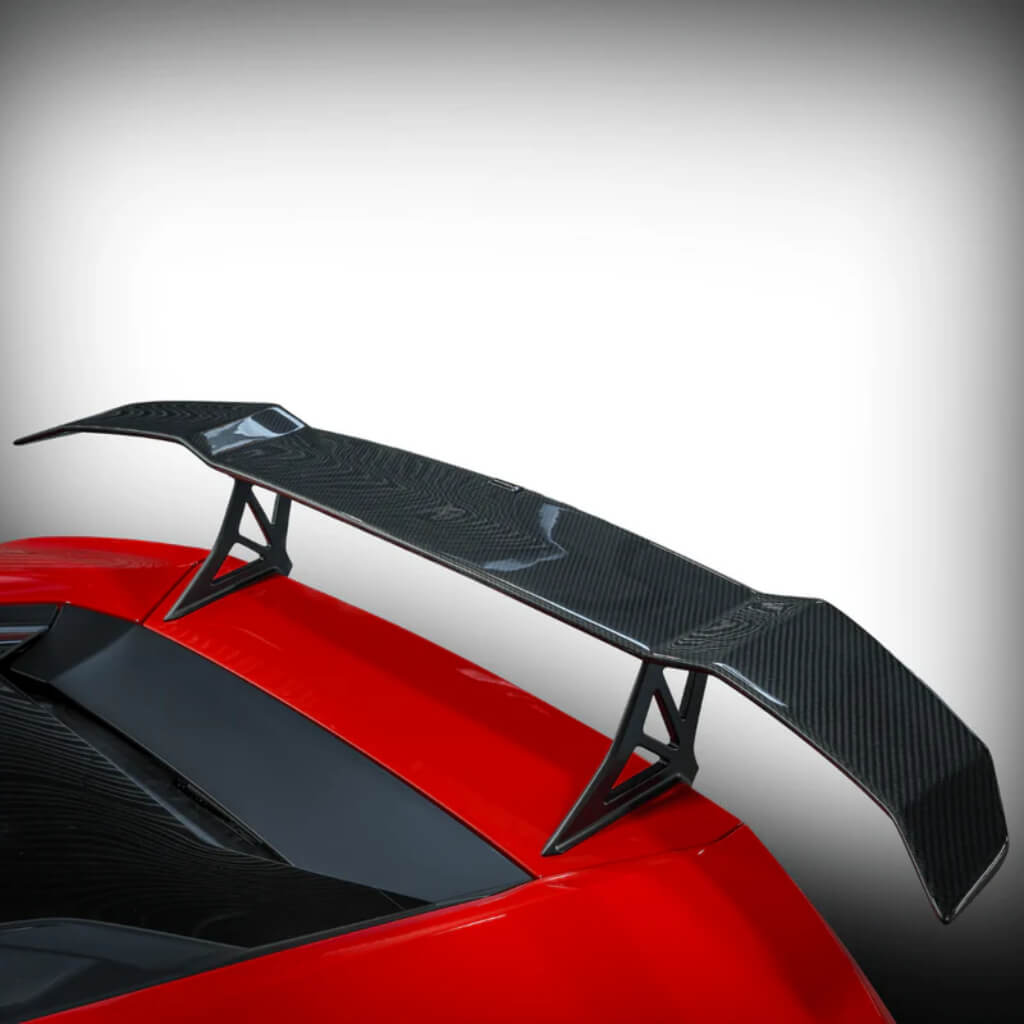 VORSTEINER 0930LOV Wing Blade with Aluminum Uprights NOVARA EDIZIONE (Gloss Carbon) for LAMBORGHINI Huracan LP610-4 / LP580-2 Photo-1