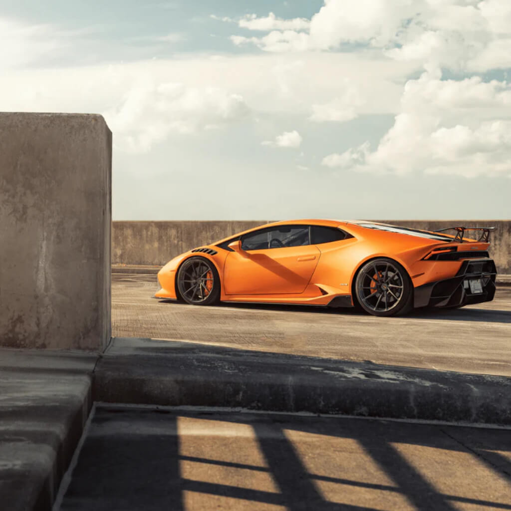 VORSTEINER 0940LOV Front Fenders with Integrated Vents and Splash Shields NOVARA EDIZIONE (Gloss Carbon) for LAMBORGHINI Huracan LP610-4 / LP580-2 Photo-7