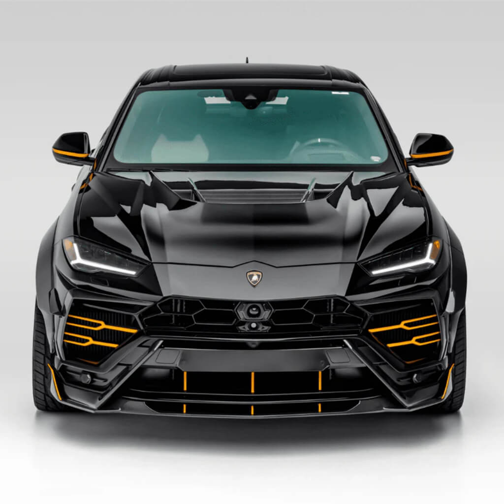 VORSTEINER 2020LOV Front Spoiler RAMPANTE EDIZIONE (Gloss Carbon) for LAMBORGHINI Urus 2018- Photo-10