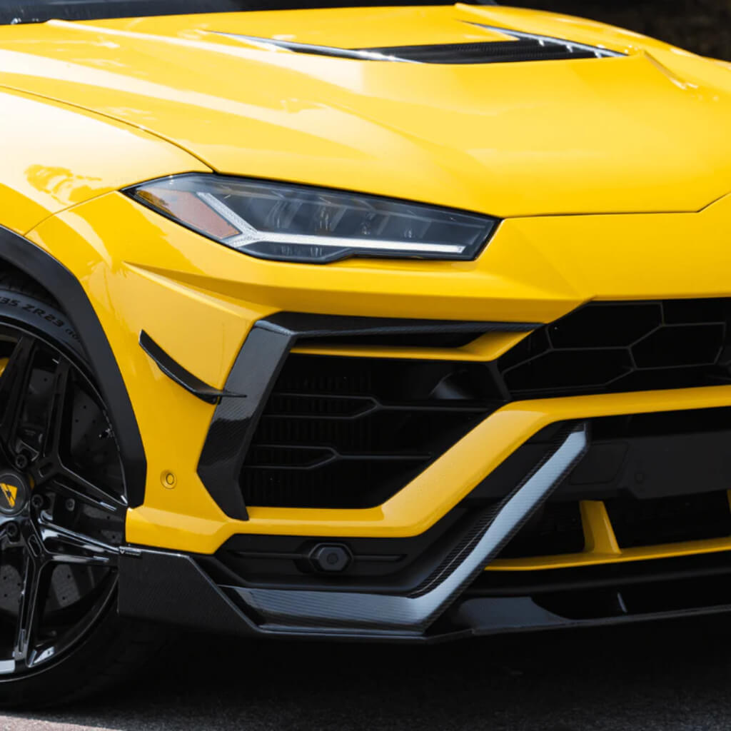 VORSTEINER 2020LOV Front Spoiler RAMPANTE EDIZIONE (Gloss Carbon) for LAMBORGHINI Urus 2018- Photo-4