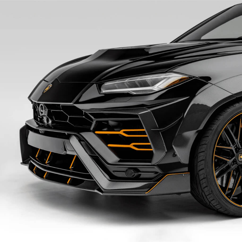 VORSTEINER 2020LOV Front Spoiler RAMPANTE EDIZIONE (Gloss Carbon) for LAMBORGHINI Urus 2018- Photo-5