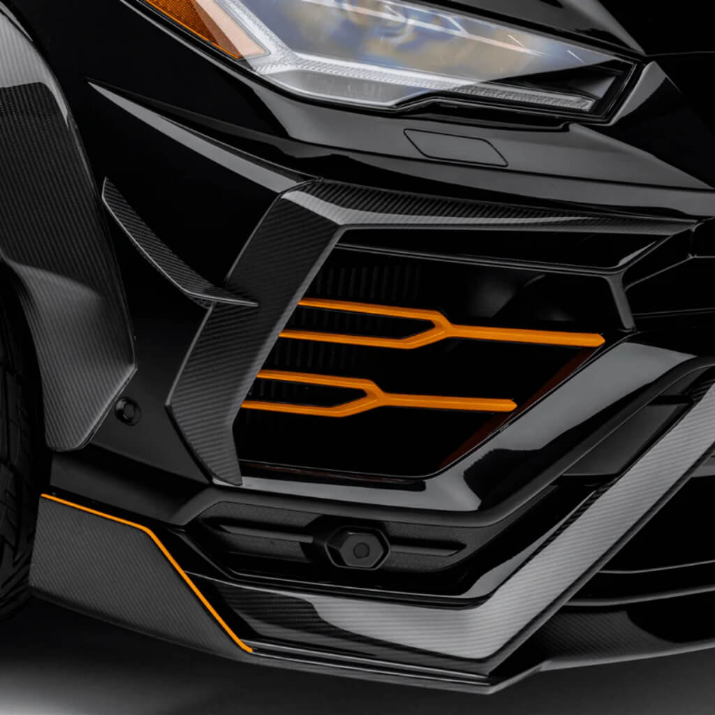 VORSTEINER 2020LOV Front Spoiler RAMPANTE EDIZIONE (Gloss Carbon) for LAMBORGHINI Urus 2018- Photo-6