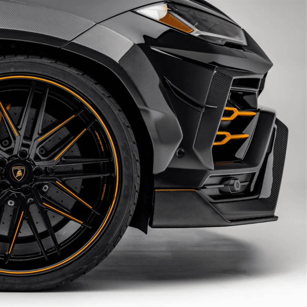 VORSTEINER 2020LOV Front Spoiler RAMPANTE EDIZIONE (Gloss Carbon) for LAMBORGHINI Urus 2018- Photo-8
