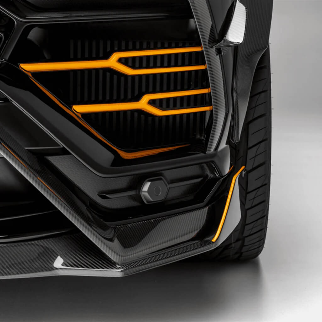 VORSTEINER 2020LOV Front Spoiler RAMPANTE EDIZIONE (Gloss Carbon) for LAMBORGHINI Urus 2018- Photo-9
