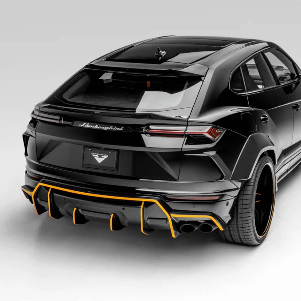 VORSTEINER 2050LOV Rear Diffuser RAMPANTE EDIZIONE (Gloss Carbon) for LAMBORGHINI Urus 2018- Photo-5