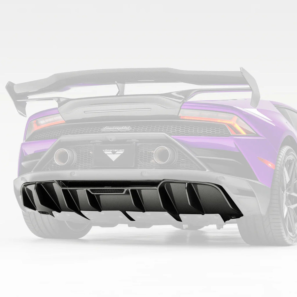VORSTEINER 3050LOV Rear Diffuser MONZA (Carbon) for LAMBORGHINI Huracan EVO 2019- Photo-0