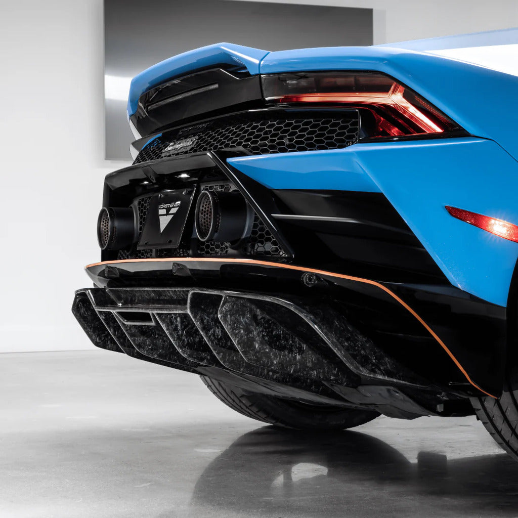VORSTEINER 3055LOV Rear Diffuser MONZA (Carbon Matrix) for LAMBORGHINI Huracan EVO 2019- Photo-2