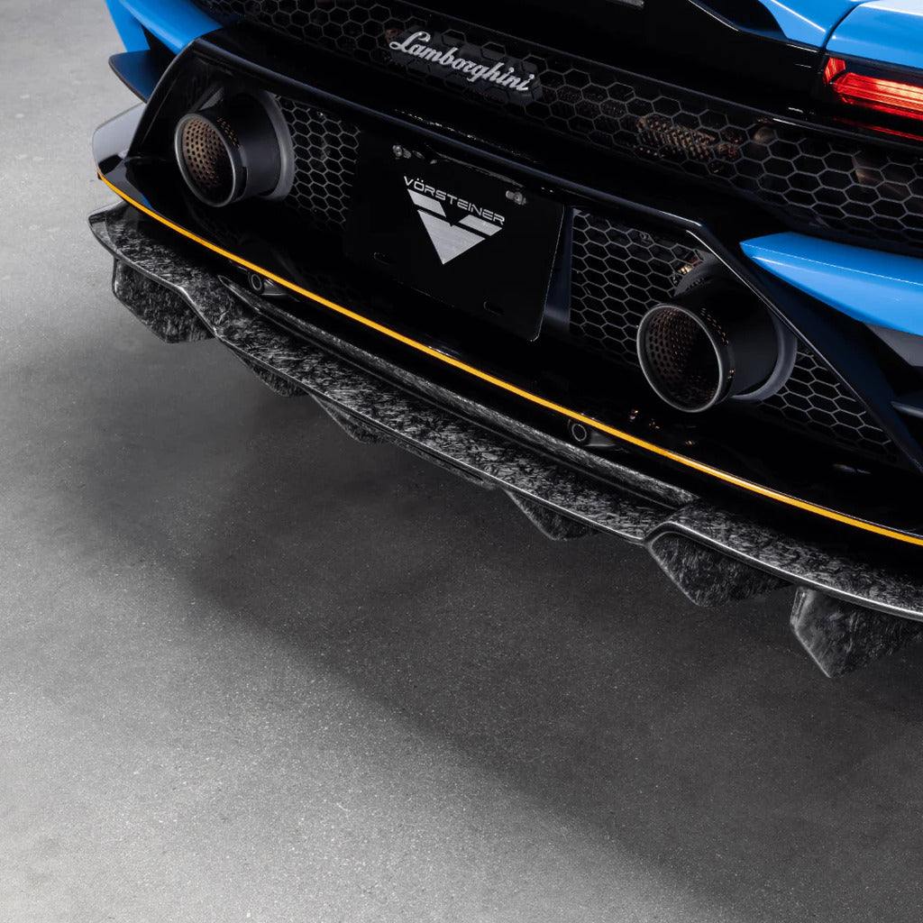 VORSTEINER 3055LOV Rear Diffuser MONZA (Carbon Matrix) for LAMBORGHINI Huracan EVO 2019- Photo-4